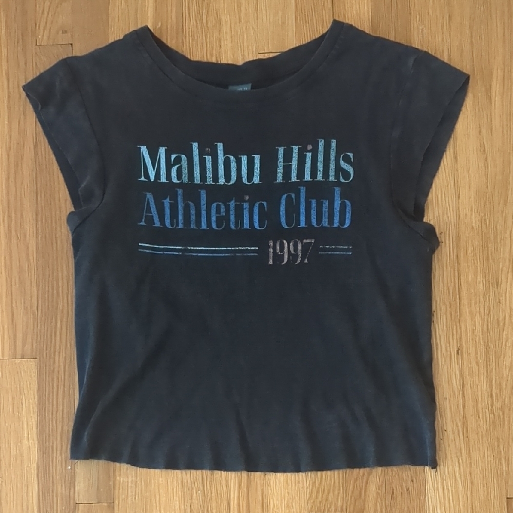 Wild Fable Kids Tee - Black with Blue Print